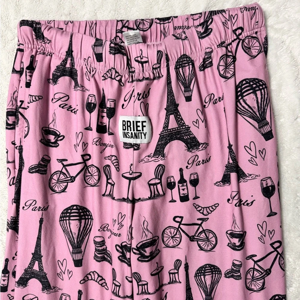 BRIEF INSANITY PINK PARIS LOUNGE PANTS